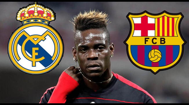 ¿Real Madrid o Barcelona? Mario Balotelli reveló su preferencia entre los dos grandes de España