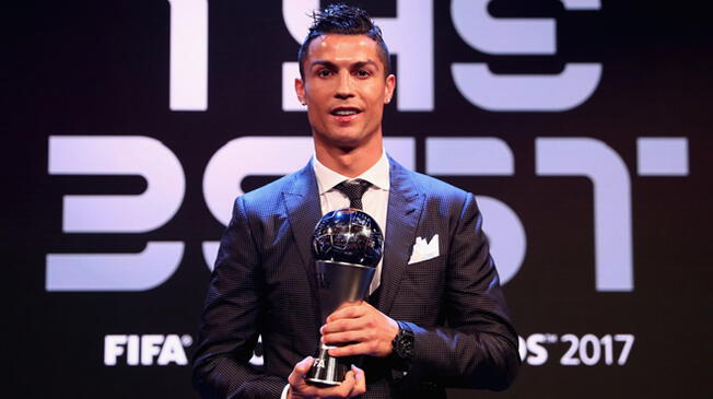 Cristiano Ronaldo se quedó con el premio al mejor futbolista de The Best FIFA 2017