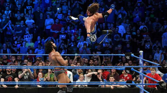 AJ Styles y Jinder Mahal prometen dar un gran espectáculo a los fanáticos de la WWE en Lima. Foto: WWE.com