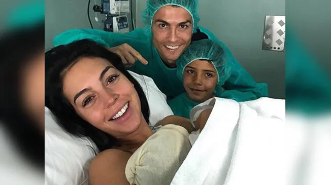 Cristiano Ronaldo confirmó el nacimiento de su hija Alana Martina