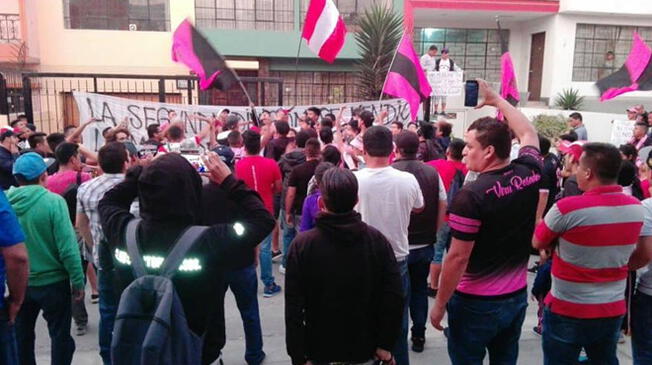 Hinchas de Sport Boys convocaron una marcha en la sede de la ADFP de la Segunda División [VIDEO]