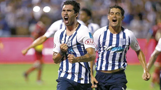 Germán Pacheco y Luis Aguiar, los autores de los goles de Alianza Lima ante UTC.