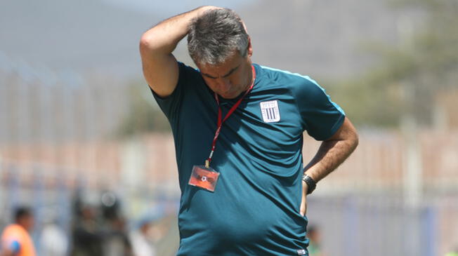 Pablo Bengoechea se lamenta de la derrota de Alianza Lima ante Juan Aurich.
