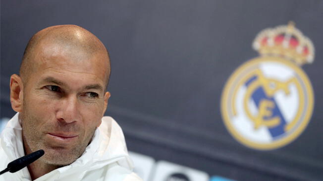 Zinedine Zidane asegura estar feliz con su actual plantilla. 