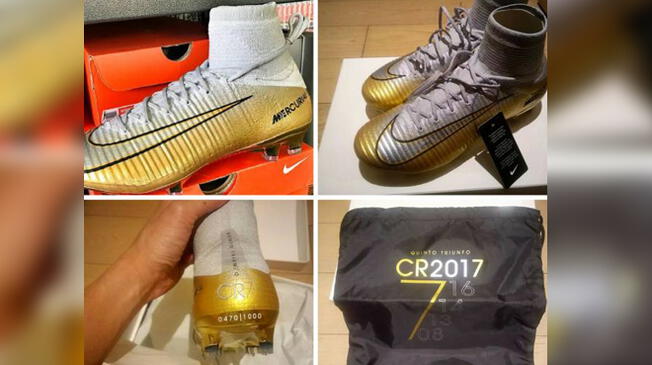 Balón de Oro: filtran botas para homenajear a Cristiano Ronaldo su 'quinto triunfo'