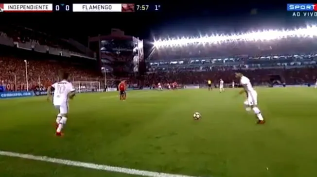 Miguel Trauco y el sensacional pase-gol en la final de la Sudamericana.