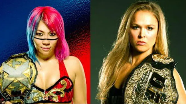 Asuka sería la primera rival de Ronday Rousey en la WWE. Foto: WWE.com