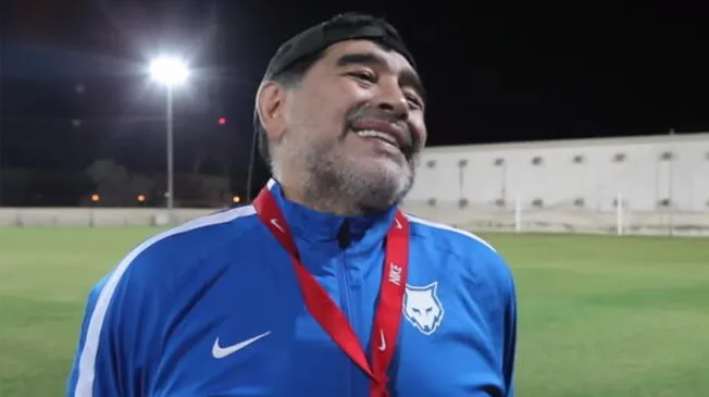 Diego Maradona es actual entrenador del Al Fujairah en Emiratos Árabes Unidos. 