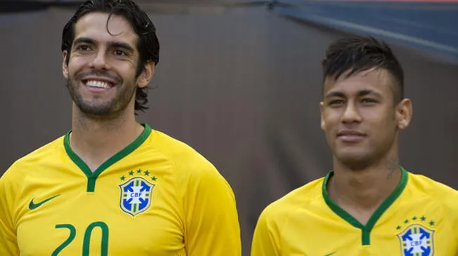 Neymar y su emotivo mensaje a Kaká: "Eres un gran ejemplo para mí"