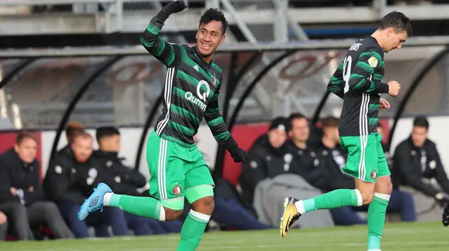 Feyenoord: Renato Tapia tuvo una actuación destacable y con gol incluido