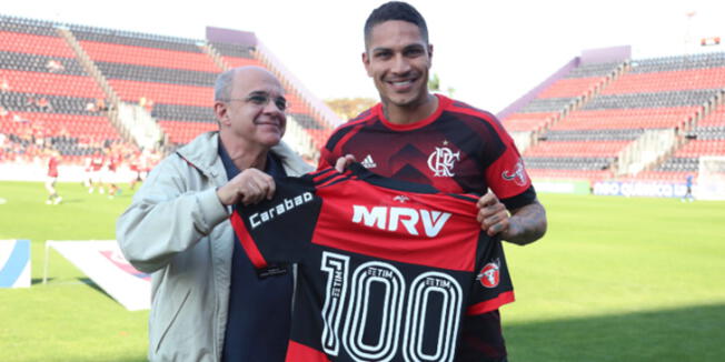 Presidente de Flamengo confirma la continuidad de Paolo Guerrero.