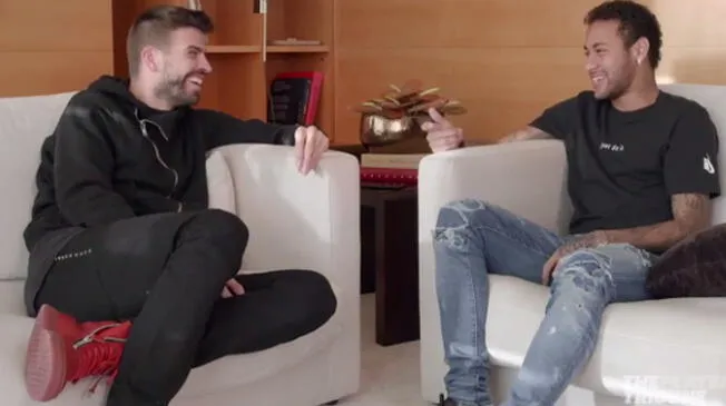 Piqué debutó como periodista entrevistando a Neymar en el cual revelaron el sufrimiento Messi [VIDEO]