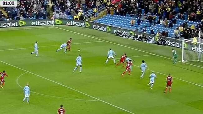 En el Manchester City vs. Watford, André Carrillo dio un fenomenal pase gol.