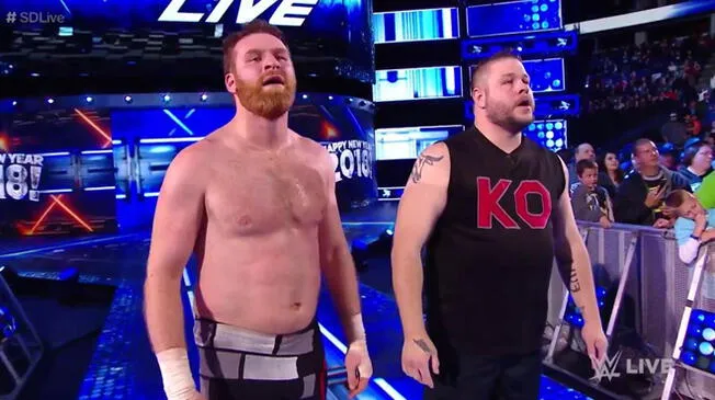 En WWE SmackDown Live, Sami Zayn derrotó a AJ Styles con ayuda de Kevin Owens.