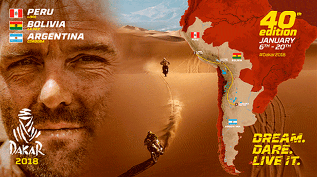 Dakar 2018: conoce la ruta de la carrera que pasa por Perú-Bolivia-Argentina
