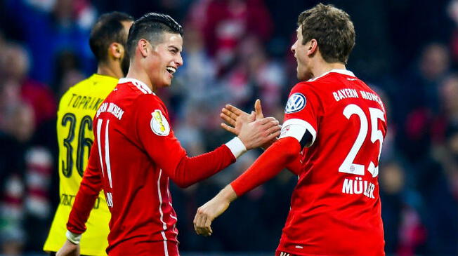 James Rodríguez quiere continuar en el Bayern Múnich. Foto: EFE
