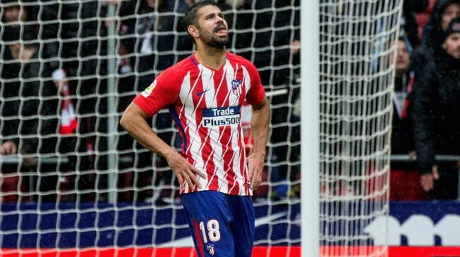Diego Costa lleva dos goles en dos partidos desde su regreso al Atlético de Madrid. Foto: EFE