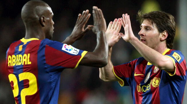 Lionel Messi y Éric Abidal fueron grandes amigos en Barcelona.