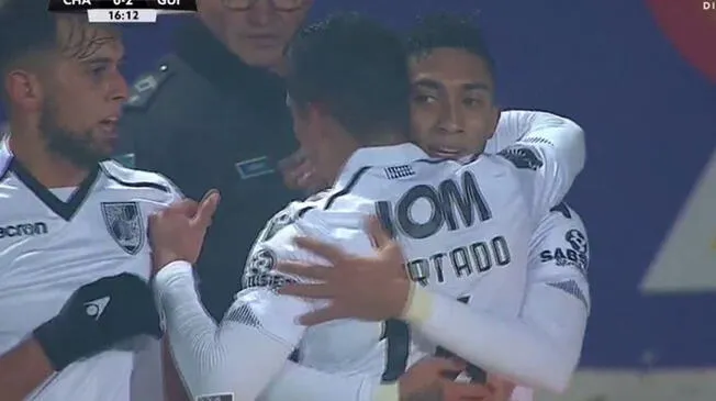 Selección peruana: Paolo Hurtado anotó un golazo con el Victoria Guimaraes [VIDEO]