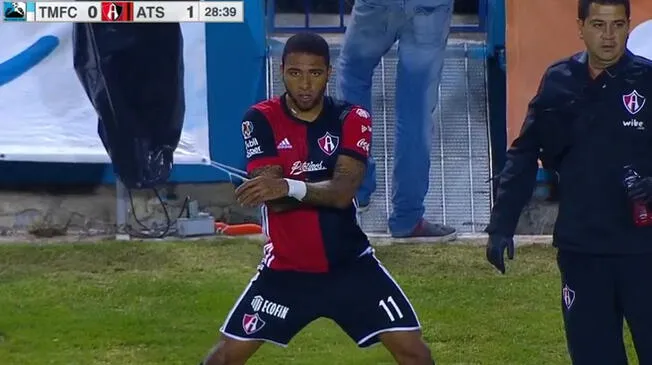Alexi Gómez metió un fenomenal pase-gol con Atlas en la Copa MX.