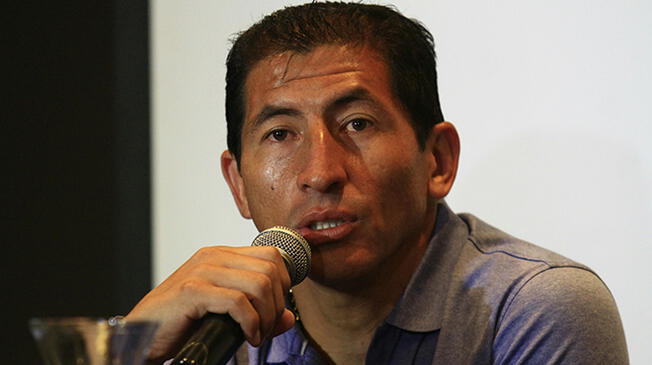 Johan Fano, durante su última conferencia de prensa como futbolista.