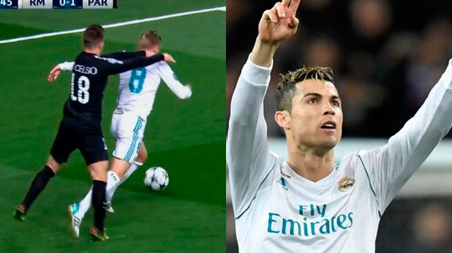 Real Madrid vs. PSG: Cristiano Ronaldo marcó su gol 100 en Champions League por vía penal [VIDEO]