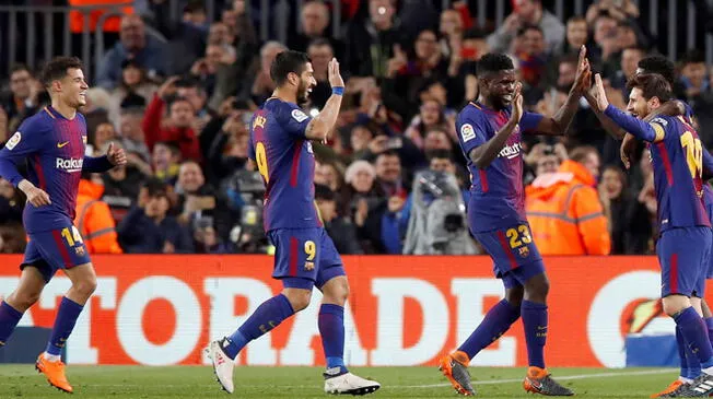 ¡PALIZA! Barcelona goleó 6-1 al Girona con doblete de Leo Messi y un triplete de Luis Suárez