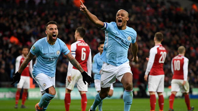 Manchester City es campeón de la Copa de la Liga inglesa tras golear 3-0 al Arsenal