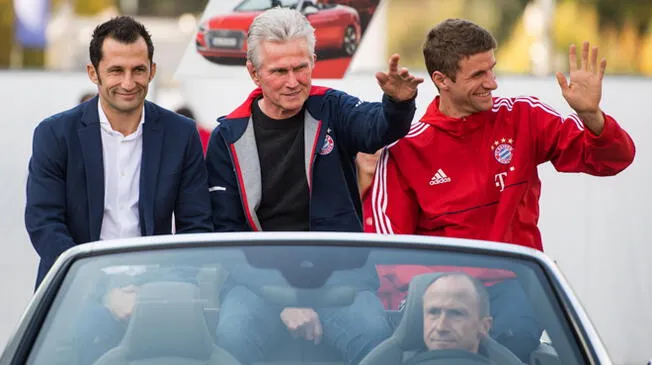 Jupp Heynckes durante un evento del Bayern Múnich.