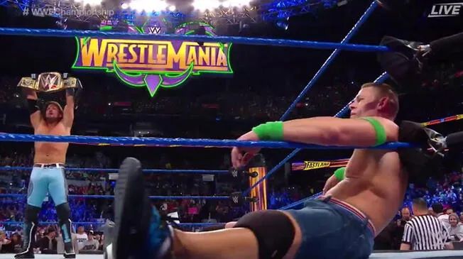 AJ Styles fue el gran ganador del Fastlane 2018 al retener el Campeonato Mundial de la WWE.