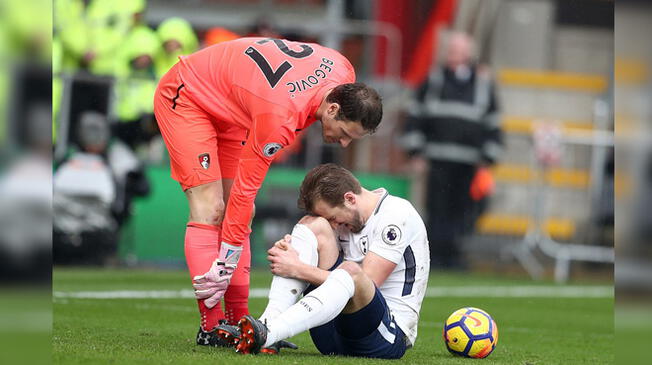 Kane se lesionó durante el partido ante Bournemouth por la Premier League 