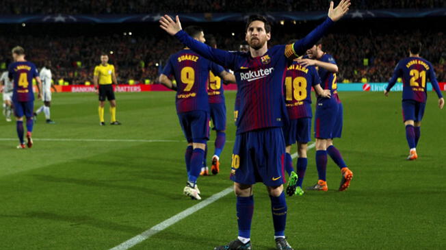 Lionel Messi fue elegido el mejor jugador del partido ante el Chelsea (octavos vuelta).