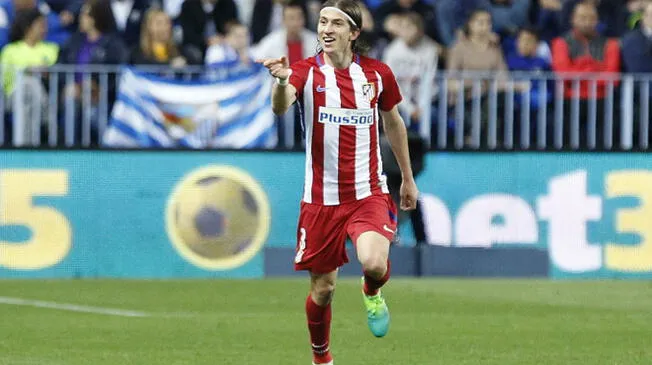 Filipe Luis es pieza fundamental en el Atlético Madrid.