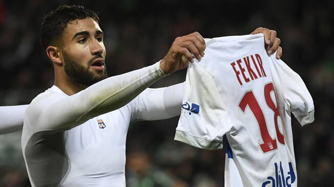 Nabil Fekir es seguido de cerca en tienda 'Gunner'.