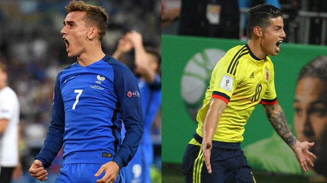 Francia vs. Colombia: galos se miden ante cafeteros pensando en la Selección Peruana