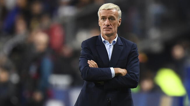 Didier Deschamps observó a Perú durante choque ante Croacia 