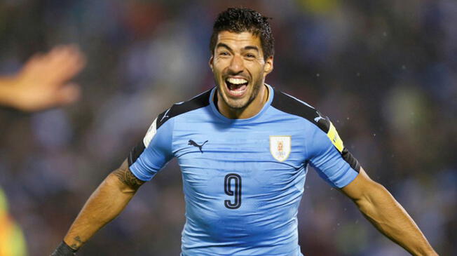 Luis Suárez suma 50 festejos con 'La Celeste'.