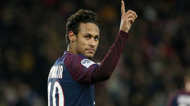 Neymar, durante un partido del PSG.