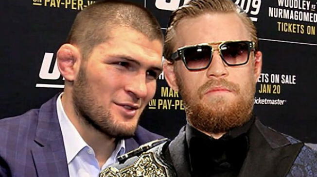 ¿La pelea entre Khabib Nurmagomedov y Conor McGregor cada vez más lejos que cerca en el UFC? Foto: UFC.com