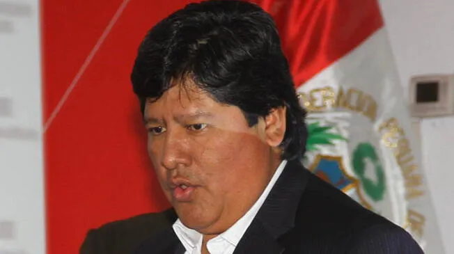 El dirigente, Edwin Oviedo, se convirtió en el presidente de la Federación Peruana de Fútbol en el año 2014.