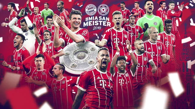 Bayern Múnich salió campeón por sexta vez consecutiva. Foto: Bayern