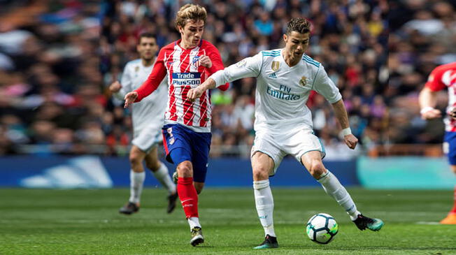 Real Madrid vs. Atlético Madrid: Cristiano Ronaldo y Griezmann anotaron los goles del partido 