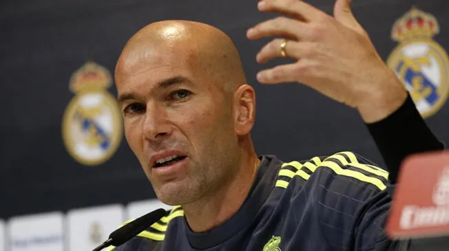 Zinedine Zidane hizo saber su molestia por el empate. Foto: EFE