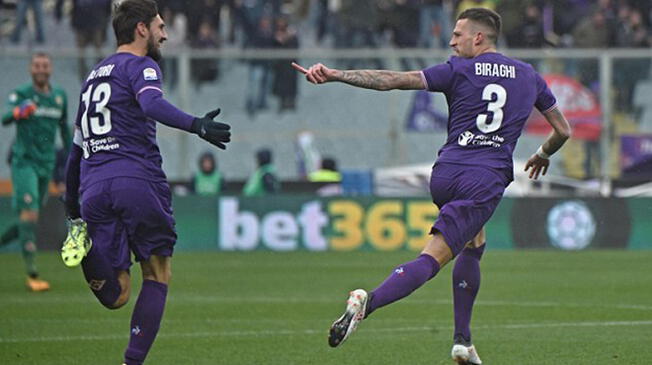 Cristiano Biraghi llegó a inicios de la temporada 2017/18 a la Fiorentina.