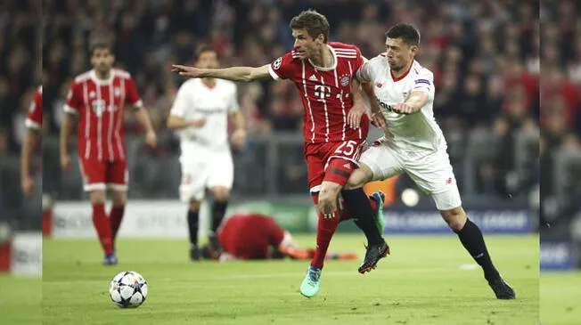 Bayern Múnich vs. Sevilla: 'Bávaros' ganaron en la ida 2-1. Bayern Múnich vs. Sevilla: 'Bávaros' ganaron en la ida 2-1.