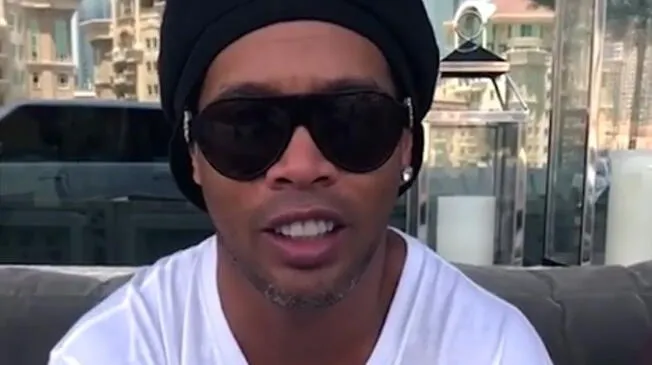 Ronaldinho anuncia que jugará el 13 de junio un amistoso en Lima.