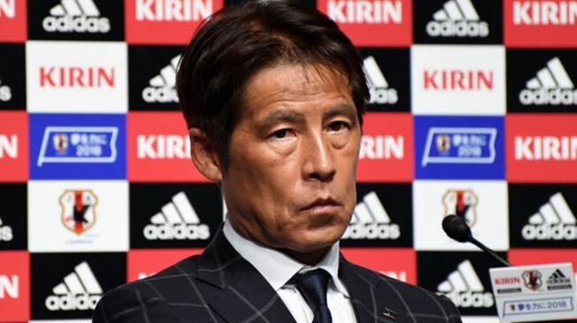Akira Nishino, durante su presentación como seleccionador de Japón. Akira Nishino, durante su presentación como seleccionador de Japón.