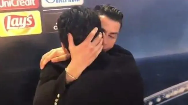 Cristiano Ronaldo y el emotivo abrazo con Gianluigi Buffon tras el partido 