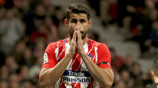 Diego Costa suma, hasta el momento, 6 goles con la camiseta del Atlético Madrid en la presente campaña 2017-18.