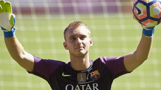 Jasper Cillessen será titular en la final de la Copa del Rey. Foto: EFE